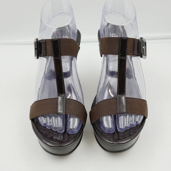 Charles by Charles David Platform Sandal, Size APPROX 8 - 8.5 EUC - Picture 2 of 8